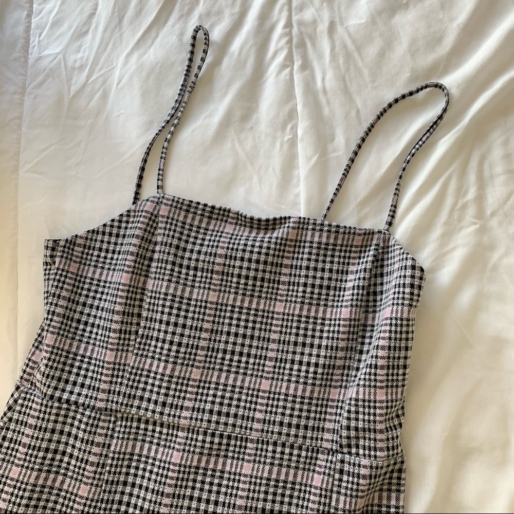 Plaid Mini Dress / Bershka / Printed Mini Dress